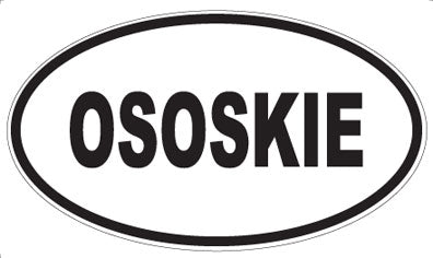 OSOSKIE - Oval Magnet