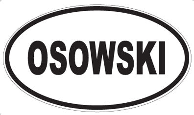 OSOWSKI - Oval Magnet