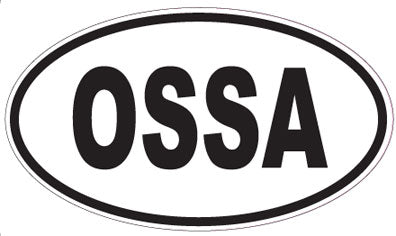 OSSA - Oval Sticker