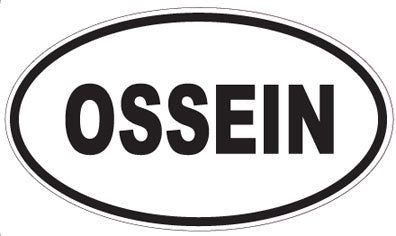 OSSEIN - Oval Sticker