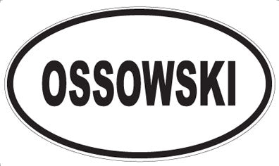 OSSOWSKI - Oval Magnet