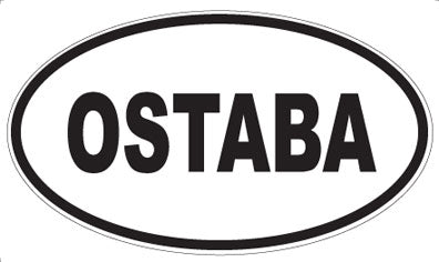 OSTABA - Oval Sticker