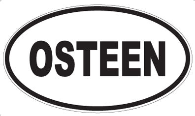 OSTEEN - Oval Sticker