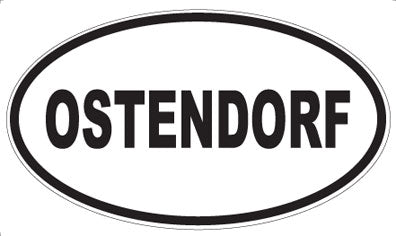 OSTENDORF - Oval Sticker