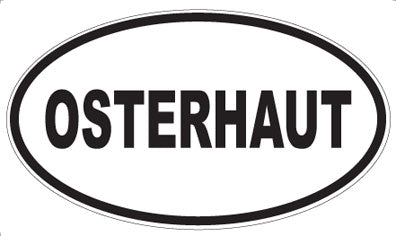 OSTERHAUT - Oval Sticker
