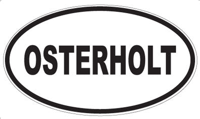 OSTERHOLT - Oval Sticker