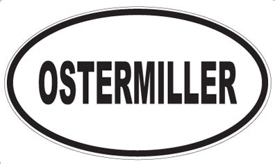 OSTERMILLER - Oval Magnet