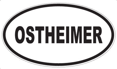 OSTHEIMER - Oval Sticker