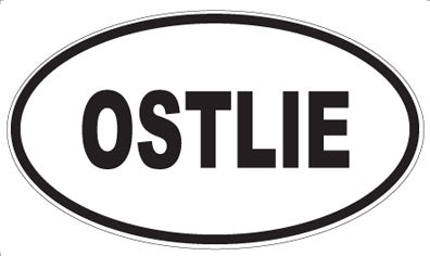 OSTLIE - Oval Sticker