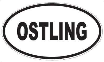 OSTLING - Oval Sticker