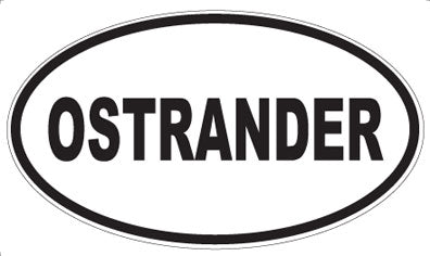 OSTRANDER - Oval Magnet