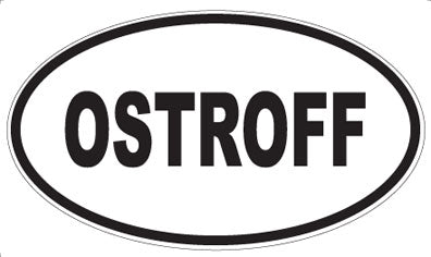 OSTROFF - Oval Magnet
