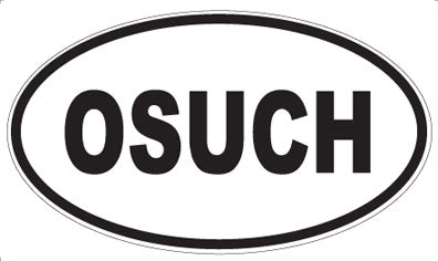 OSUCH - Oval Sticker
