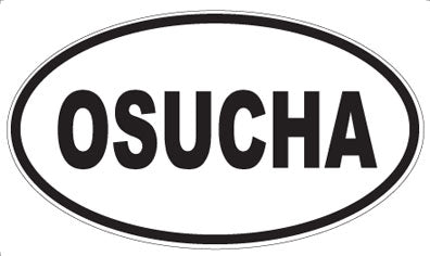 OSUCHA - Oval Sticker