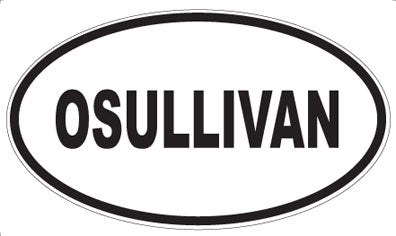 OSULLIVAN - Oval Sticker
