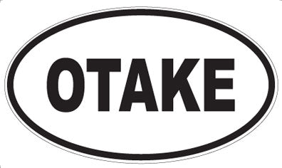 OTAKE - Oval Sticker
