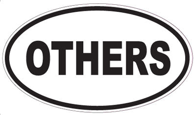 OTHERS - Oval Sticker