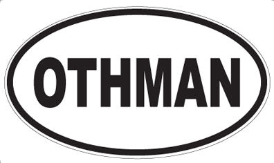 OTHMAN - Oval Magnet