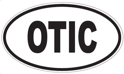 OTIC - Oval Sticker