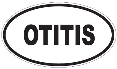 OTITIS - Oval Sticker