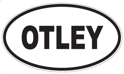 OTLEY - Oval Sticker