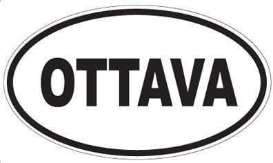 OTTAVA - Oval Sticker