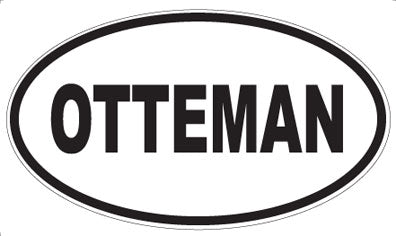 OTTEMAN - Oval Sticker