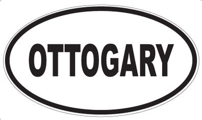 OTTOGARY - Oval Magnet