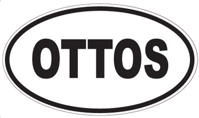OTTOS - Oval Sticker