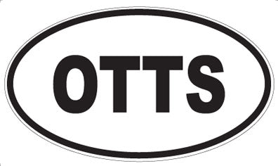 OTTS - Oval Sticker