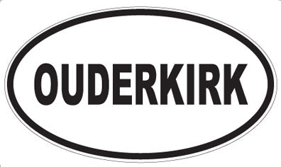 OUDERKIRK - Oval Magnet