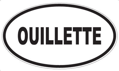 OUILLETTE - Oval Magnet