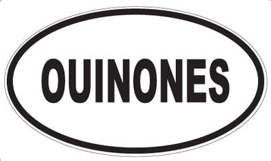 OUINONES - Oval Magnet