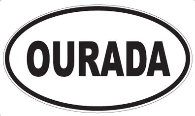 OURADA - Oval Sticker
