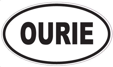 OURIE - Oval Magnet