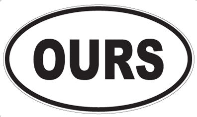 OURS - Oval Magnet