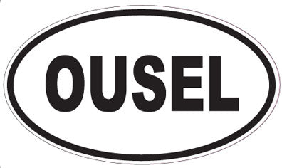 OUSEL - Oval Magnet