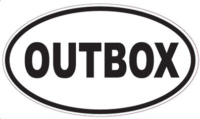 OUTBOX - Oval Sticker