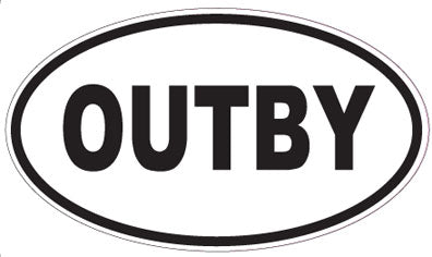OUTBY - Oval Magnet