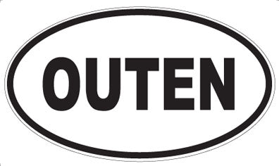 OUTEN - Oval Magnet