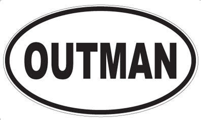 OUTMAN - Oval Magnet