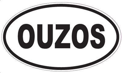 OUZOS - Oval Magnet