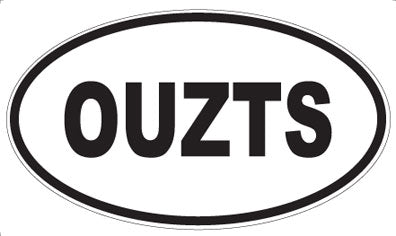 OUZTS - Oval Magnet