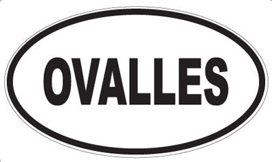 OVALLES - Oval Magnet