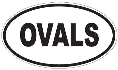 OVALS - Oval Sticker