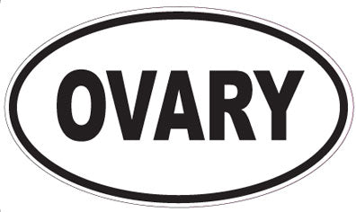 OVARY - Oval Sticker