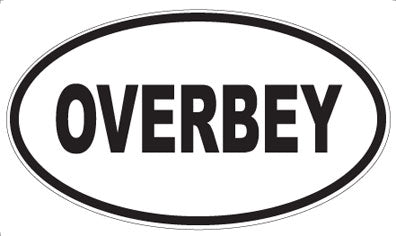 OVERBEY - Oval Magnet