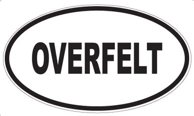 OVERFELT - Oval Magnet