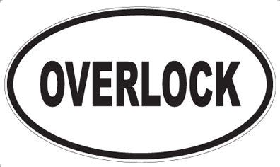 OVERLOCK - Oval Magnet