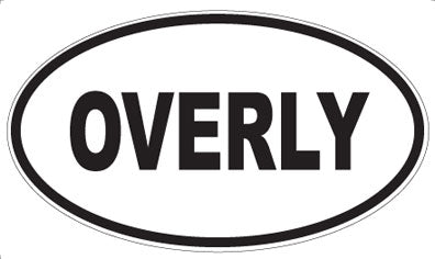 OVERLY - Oval Magnet